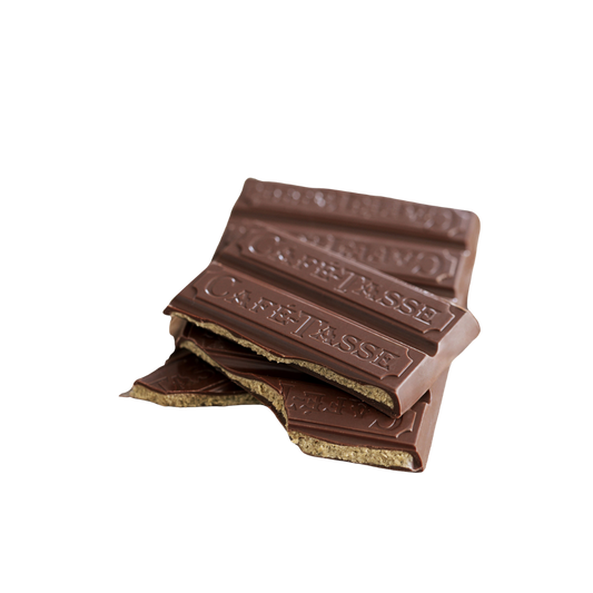 CAFÉ-TASSE Tavoletta di Cioccolato al Latte con Pralinato di Pistacchio e Sale